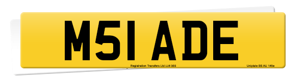 Registration number M51 ADE